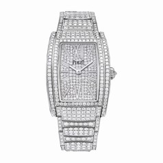 Piaget Limelight 18K White Gold Diamond Ladies Watch GOA39095