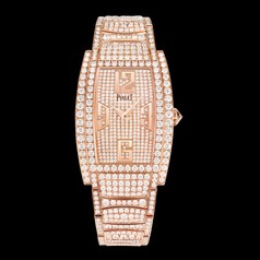 Piaget Limelight Diamond Dial 18Kt Rose Gold Ladies Watch G0A36194