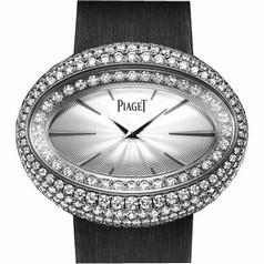 Piaget Limelight Magic Hour Silver Dial 18K White Gold Diamond Ladies Watch GOA35099