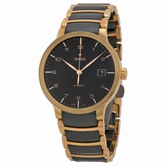 Rado Centrix Automatic Rose Gold and Black Ceramic Men's Watch R30953152