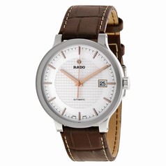 Rado Centrix Automatic Silver Dial Brown Leather Men's Watch R30939125