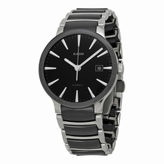 Rado Centrix Black Dial Stainless Steel and Ceramic Men's Watch R30941152