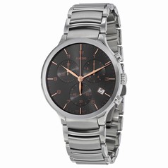 Rado Centrix XL Chronograph Grey Dial Stainless Steel Men's Watch R30122103