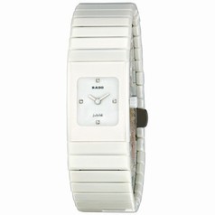 Rado Ceramica Small Jubile White Diamond Dial Ladies Watch R21712702
