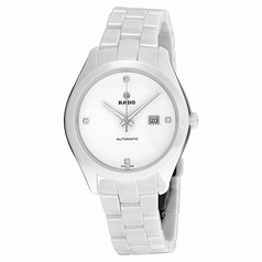Rado Hyperchrome White Dial White Ceramic Ladies Watch R32258702