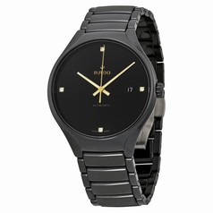 Rado True Black Dial Black Ceramic Men's Watch R27056712