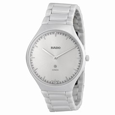 Rado True Thinline White Dial Automatic Cermaic Unisex Watch R27970102