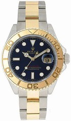 Rolex Yachtmaster Blue Index Dial Oyster Bracelet Men's Watch 16623BLSO