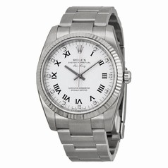 Rolex Air King White Diamonds Dial Automatic Men's Watch 114234WDO
