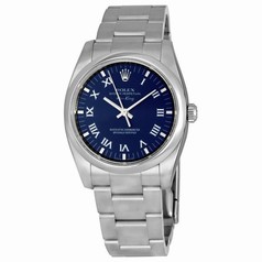 Rolex Airking Blue Dial Domed Bezel Men's Watch 114200BLRO