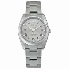 Rolex Airking Grey Dial Domed Bezel Men's Watch 114200GYRO