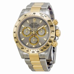 Rolex Cosmograph Daytona Grey Dial Stainless Steel And 18kt Yellow Gold Men's Watch 116523GYSO