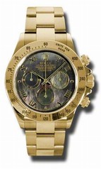 Rolex Cosmograph Daytona Mother of Pearl Chronograph 18k Yellow Gold Men's Watch116528BKMRO