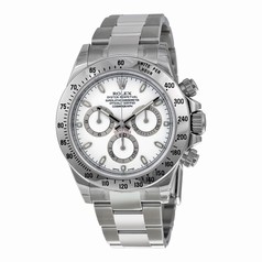 Rolex Cosmograph Daytona White Index Dial Oyster Bracelet Men's Watch 116520WSO