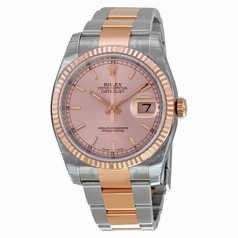 Rolex Datejust 36 Automatic Pink Champagne Dial Steel and 18kt Pink Gold Men's Watch 116231PSO