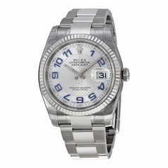 Rolex Datejust Automatic Silver Dial Stainless Steel Men's Watch 116234SBLAO