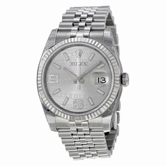 Rolex Datejust Automatic Silver Dial Stainless Steel Watch 116234SJADJ