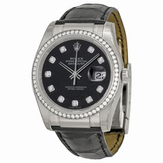 Rolex Oyster Perpetual Datejust Mother of Pearl Dial 18kt White Gold Watch 116189BKDL
