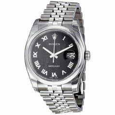 Rolex Datejust Black Jubilee Dial Stainless Steel Men's Watch 116200BKJRJ