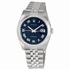 Rolex Datejust Blue Jubilee Roman Dial Jubilee Bracelet Men's Watch 116200BLJRJ