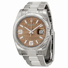 Rolex Datejust Bronze Jubilee Diamond Dial Automatic Stainless Steel Watch 116234
