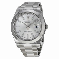 Rolex Datejust II Automatic Silver Dial Stainless Steel Men's Watch 116300SSO
