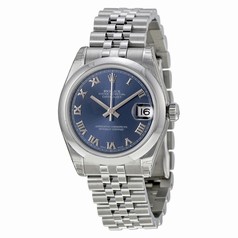 Rolex Datejust Lady 31 Automatic Blue Dial Stainless Steel Ladies Watch 178240BRJ