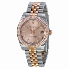 Rolex Datejust Lady 31 Automatic Pink Rose Dial Stainless Steel and 18k Pink Gold Watch 178271PSJ