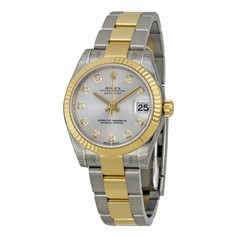Rolex Datejust Lady 31 Automatic Silver Dial Stainless Steel and 18kt Yellow Gold Ladies Watch 178273SDO