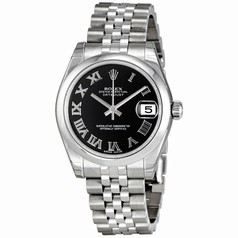 Rolex Datejust Black Dial Automatic Stainless steel Ladies Watch 178240BKRJ