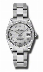 Rolex Datejust Mother of Pearl Dial Automatic Stainless Steel Oyster Ladies Watch 178344MRO