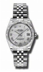Rolex Datejust Mother of Pearl Dial Automatic Stainless Steel Ladies Watch 178344MRJ