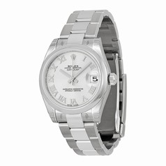 Rolex Datejust Silver Roman Dial Oyster Bracelet Unisex Watch 178240SRO