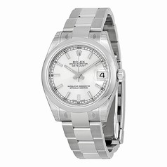 Rolex Datejust Silver Index Dial Oyster Bracelet Unisex Watch 178240SSO