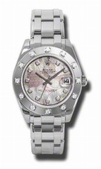 Rolex Masterpiece Gold Dust Dream Mother of Pearl Automatic 18kt White Gold Ladies Watch 81319GDDPM