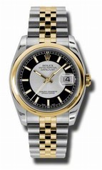 Rolex Datejust Silver Dial Automatic Stainless Steel and 18K Yellow Gold Men's Watch 116203SBKSJ