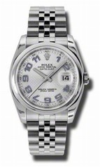Rolex Datejust Silver Dial Stainless Steel Oyster Bracelet Men's Watch 116200SBLAJ