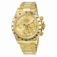 Rolex Daytona Champagne Chronograph 18kt Yellow Gold Men's Watch116528CDO