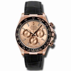 Rolex Daytona Champagne Dial Chronograph 18K Everose Gold Men's Watch 116515CSL