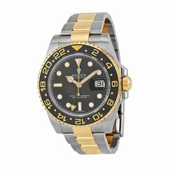 Rolex GMT-Master II Black Automatic stainless steel and 18kt yellow gold Men's Watch116713BKSO