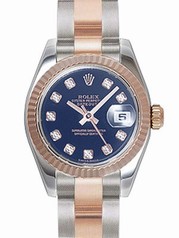 Rolex Date-Just Automatic Oysterlock Bracelet Ladies Watch 179171