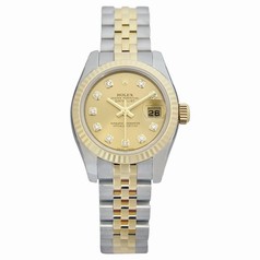 Rolex Datejust Champagne Diamond Dial Jubilee Bracelet Two Tone Ladies Watch 179173CDJ