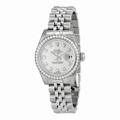 Rolex Lady Datejust Diamond Bezel Jubilee Bracelet Automatic Watch 179384ISBDJ