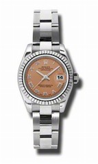 Rolex Datejust Pink Roman Dial Automatic Ladies Watch 179174PRO