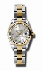 Rolex Datejust Automatic Stainless Steel w/ 18kt Yellow Gold Ladies Watch 179163SDO