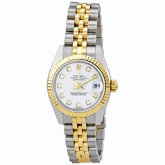 Rolex Datejust White Diamond Dial Jubilee Bracelet Two Tone Ladies Watch 179173WDJ