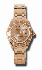 Rolex Datejust Champagne Roman Diamond Dial 18kt Pink Gold Automatic Ladies Watch 80315CRDPM