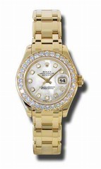 Rolex Oyster Perpetual Lady Datejust Pearlmaster 18kt Yellow Gold Diamond Ladies Watch 802998MDDP