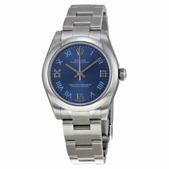 Rolex No Date Blue Dial Stainless Steel Automatic Ladies Watch 177200BLRO