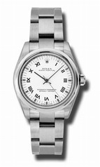 Rolex No-Date White Dial Automatic Stainless Steel Ladies Watch 177200WRO